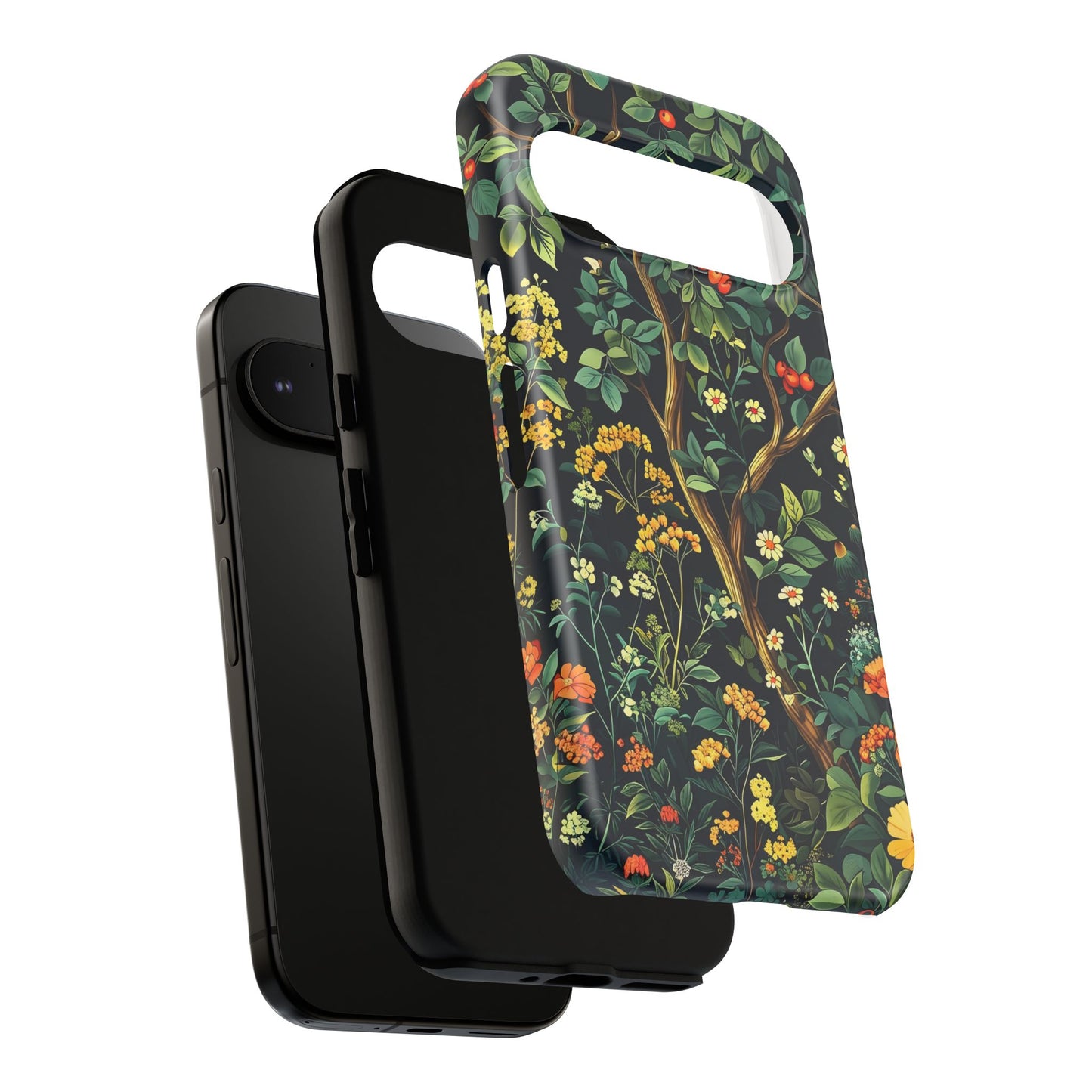 Floral Phone Case - Tough Cases, Colorful Nature Design, Gift for Flower Lovers, Phone Accessory, Unique Cell Phone Cover