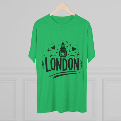 London Cozy Unisex Tri-Blend Crew Tee