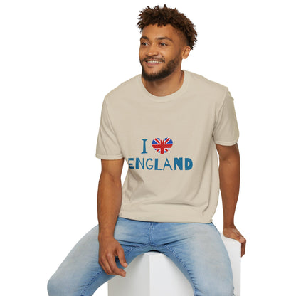 I love England Durable Unisex Softstyle T-Shirt