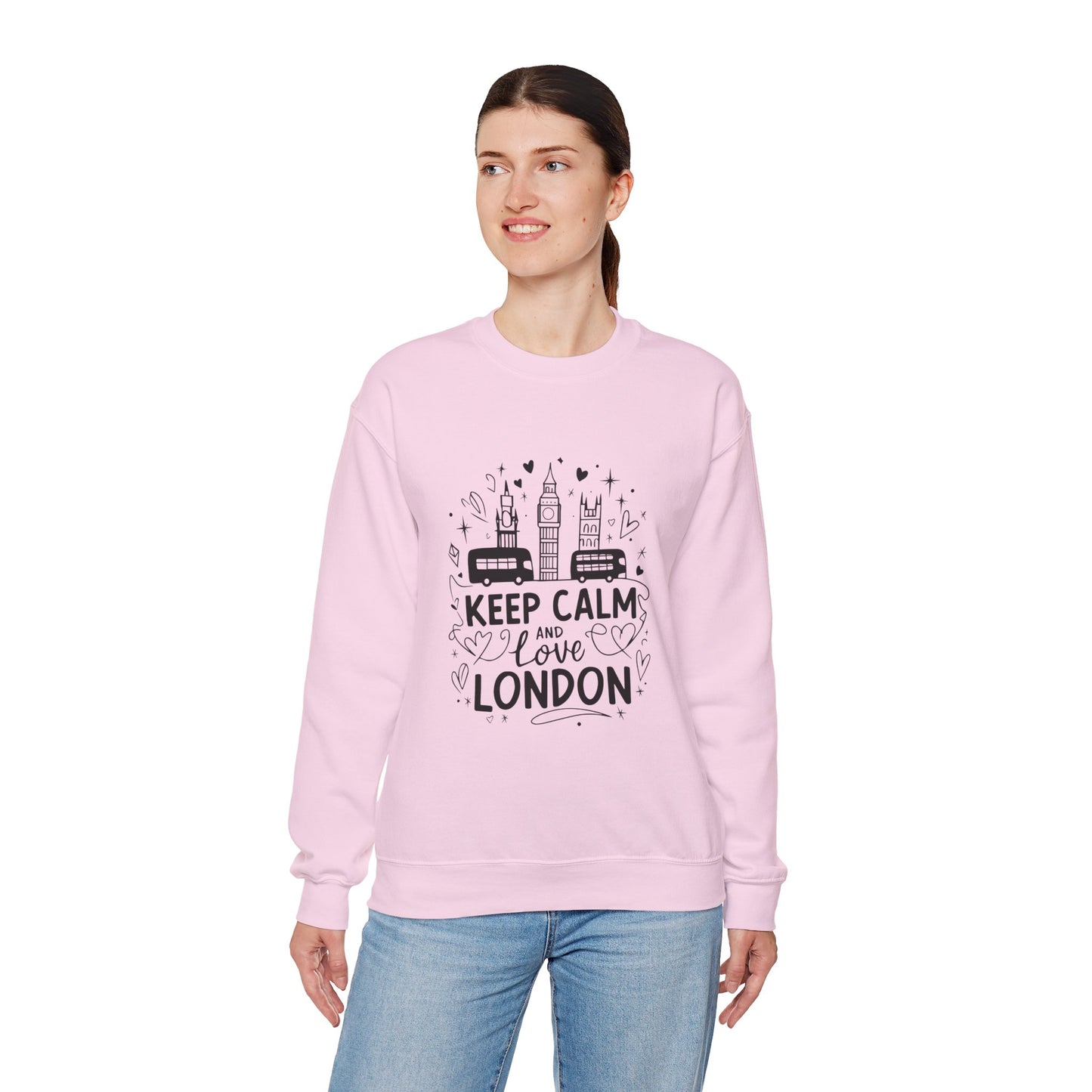 Unisex Heavy Blend™ Crewneck Sweatshirt -  Keep Calm and Love London