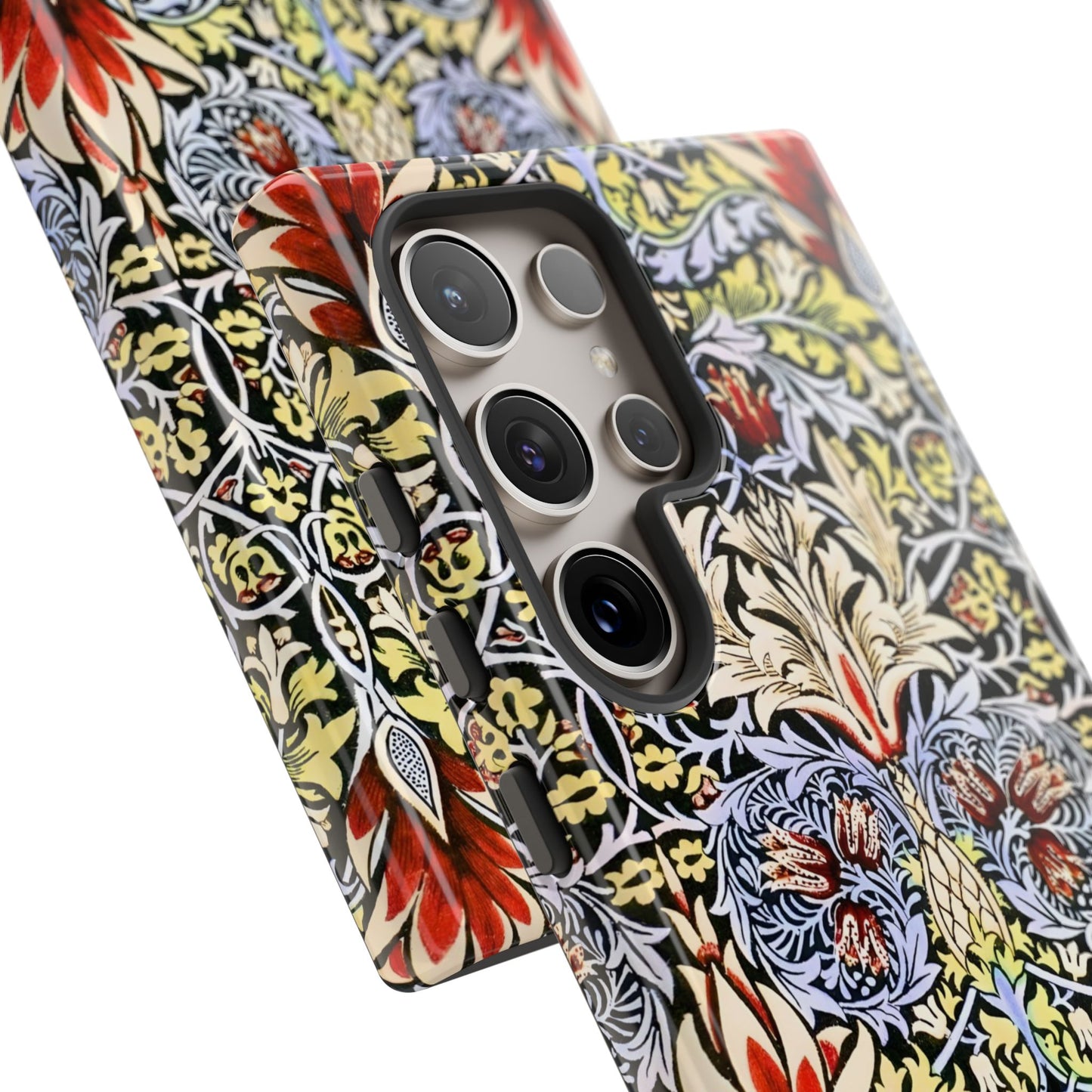 Stylish Phone Case - Floral Design, Tough Cases, Gift for Her, Phone Accessories, Trendy Tech, Unique Cell Phone Cover