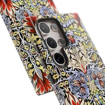 Stylish Phone Case - Floral Design, Tough Cases, Gift for Her, Phone Accessories, Trendy Tech, Unique Cell Phone Cover