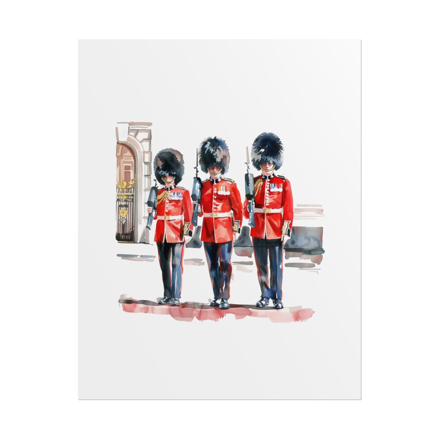 London Guard Roll-Up Posters, British Soldier Art Prints, Home Decor, Travel Gifts, Wall Art for Various Occasions