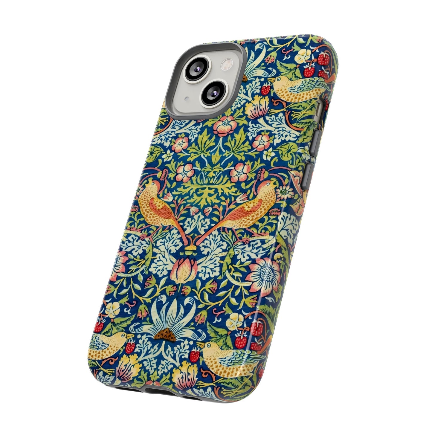 Floral Phone Case | Tough Cases, Stylish Protection, Unique Gift, Eco-Friendly, Floral Pattern, Bird Design