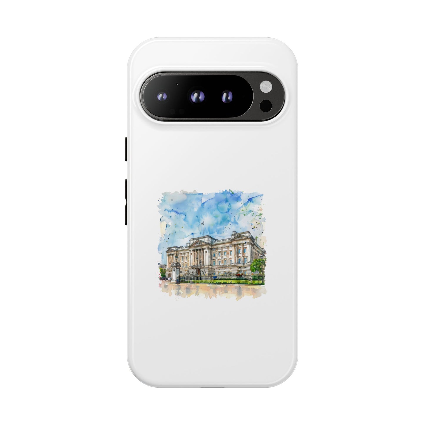 Artistic Phone Case - Watercolor Architecture Design