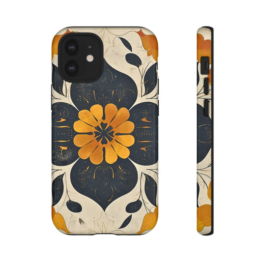 Floral Phone Case - Tough Cases, Eco-Friendly Smartphone Cover, Vintage Design, Gift for Her, Seasonal Decor, Flower Pattern