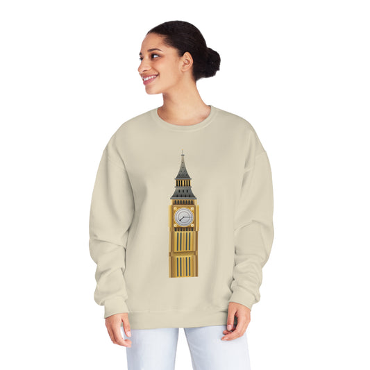 Unisex NuBlend® Crewneck Sweatshirt - The UK’s Famous Clock Tower