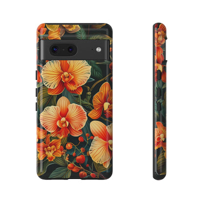Floral Phone Case - Tough Cases, Protective Cover, Gift for Her, Smartphone Accessory, Floral Design, Nature-Inspired