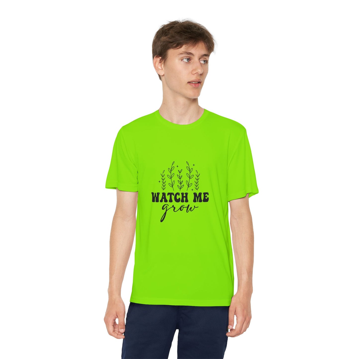 Youth Tee - "Watch Me Grow" Motivational Shirt