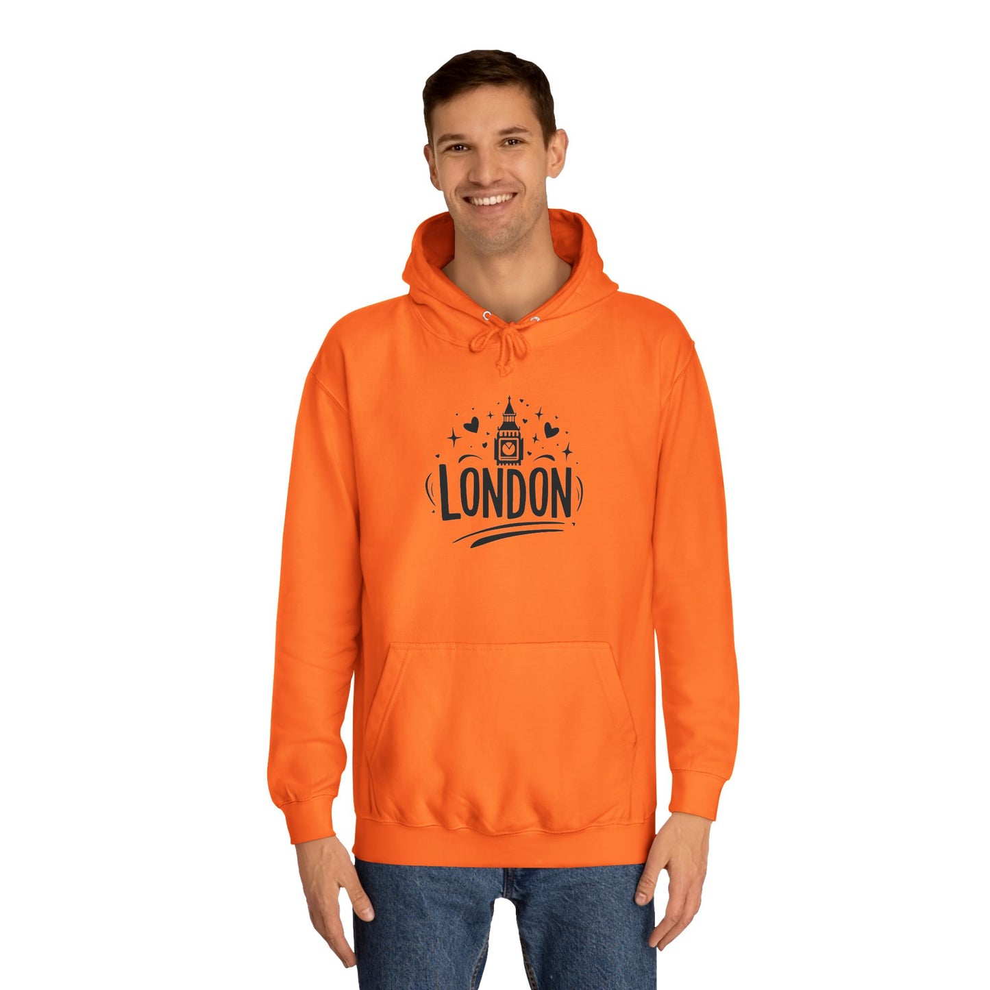 Unisex College Hoodie - Peaceful London
