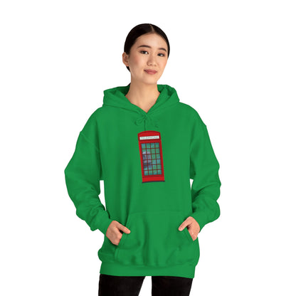 Unisex Heavy Blend™ Hooded Sweatshirt - Iconic British Public Telephone