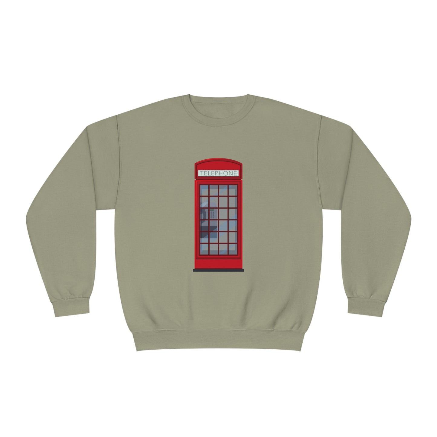 Unisex NuBlend® Crewneck Sweatshirt - Classy British Public Telephone