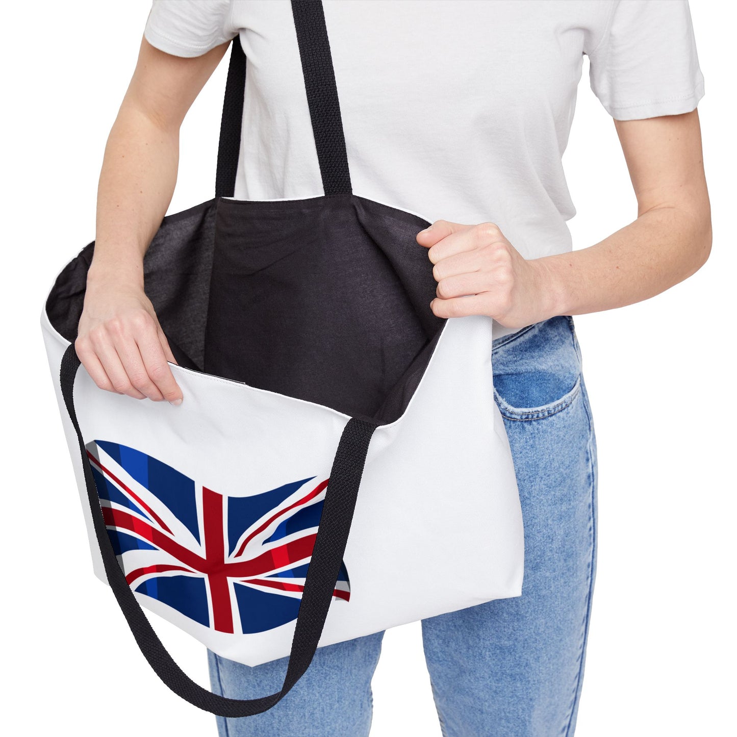 Union Jack Weekender Tote Bag, Stylish Travel Bag, Beach Bag, Summer Tote, UK Flag Design, Perfect for Trips, Weekend Getaways