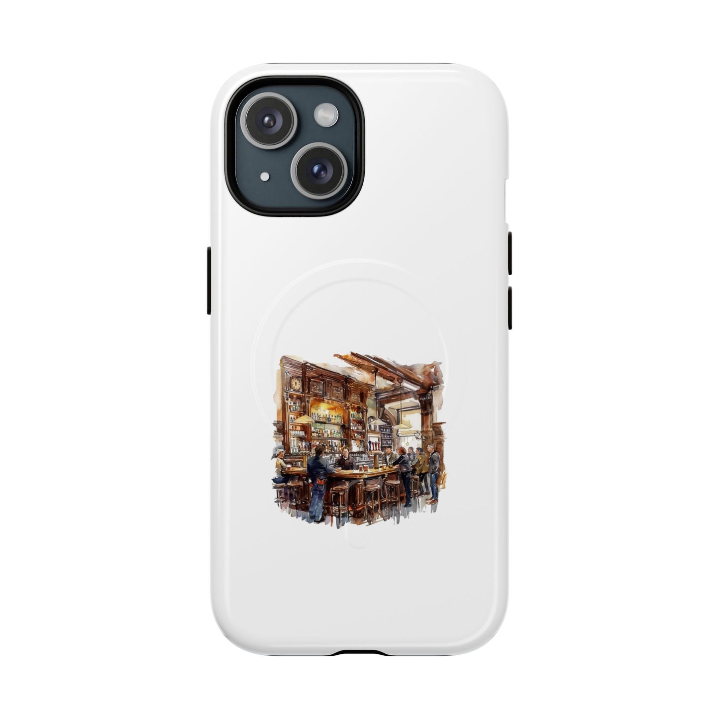 Artistic Tough Magnetic Phone Case for Secure Style, Protective Cover, Customizable Gift, Unique Accessories, Everyday Use