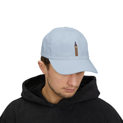 Classic White Dad Cap with London Big Ben Embroidery, Casual Dad Hat, Vintage Style Baseball Cap, Perfect Gift for Father's Day, [...]