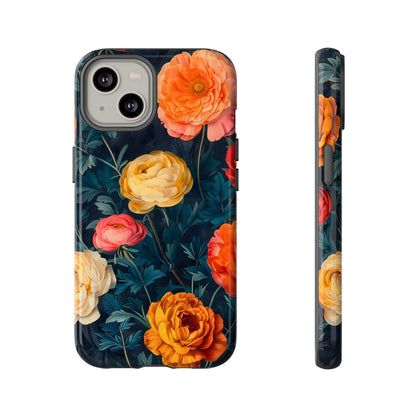 Floral Phone Case, Tough Cases for Phone Protection, Gift for Flower Lovers, Floral Designs, Spring Decor