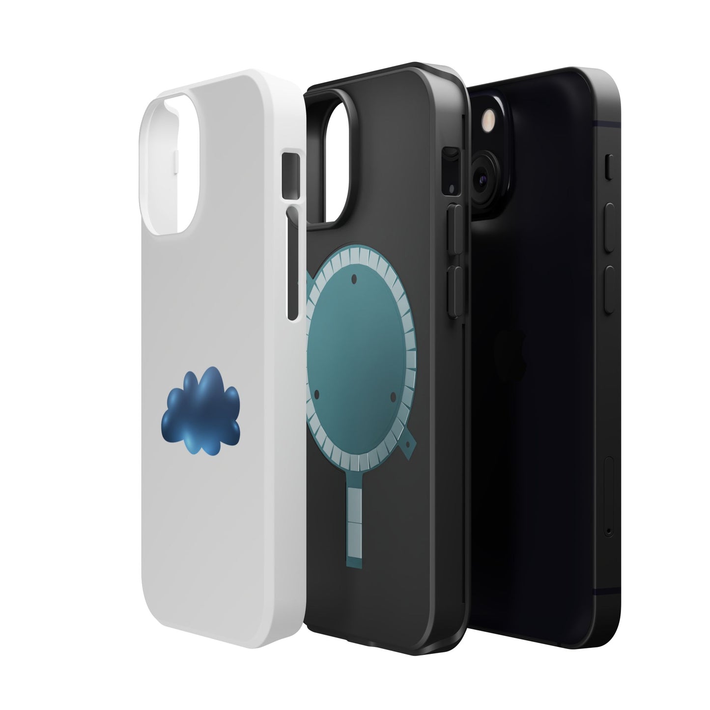 Cloud Design Magnetic Phone Cases, Unique Phone Protection, Cute Gift for Tech Lovers, Customizable Designs, Trendy Accessories