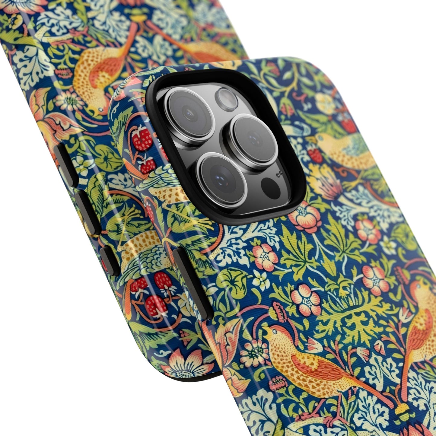Floral Phone Case | Tough Cases, Stylish Protection, Unique Gift, Eco-Friendly, Floral Pattern, Bird Design