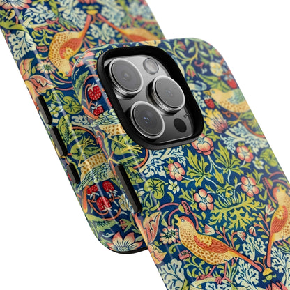 Floral Phone Case | Tough Cases, Stylish Protection, Unique Gift, Eco-Friendly, Floral Pattern, Bird Design
