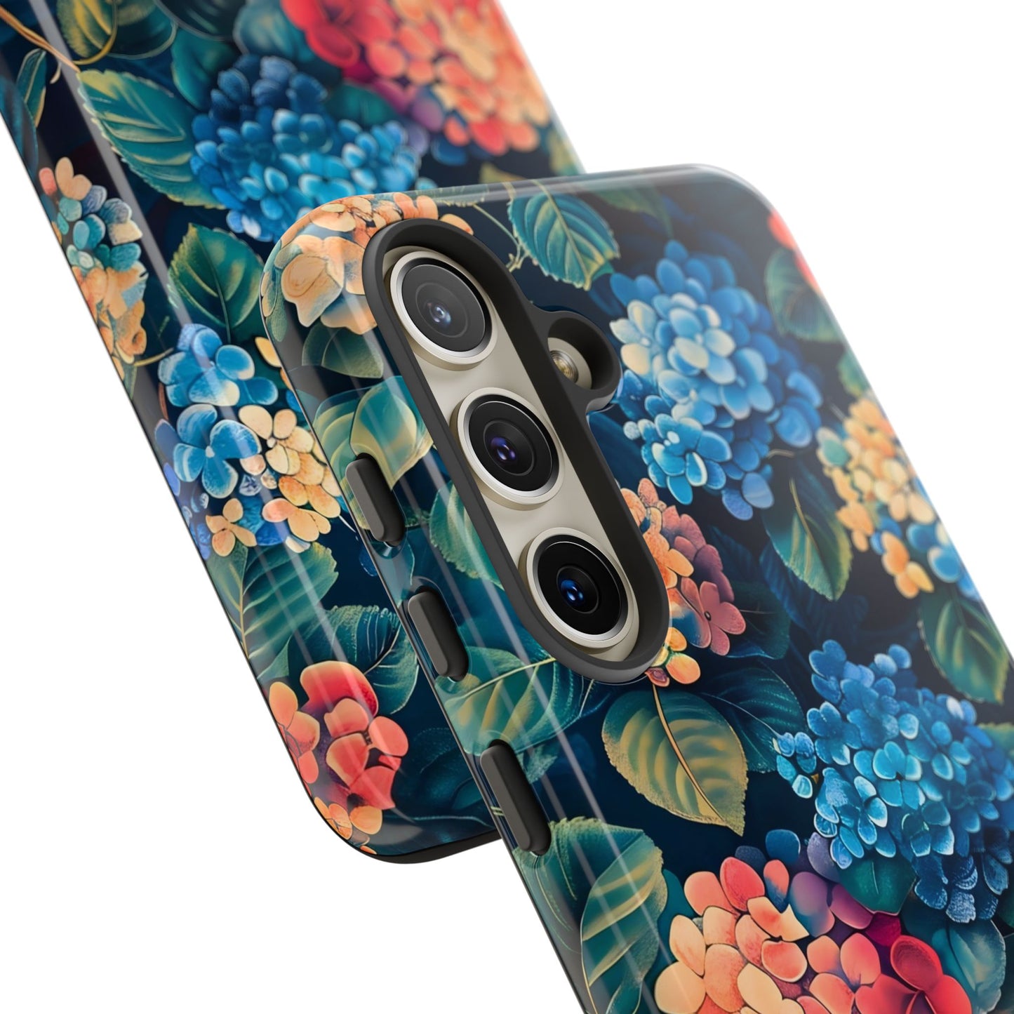 Floral Phone Case, Stylish Tough Case for Gardener Gift, Flower Lover Accessory, Pretty Floral Design, Protective Case