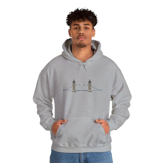 Unisex Heavy Blend™ Hooded Sweatshirt - Timeless London Bridge Charm
