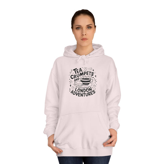 Unisex College Hoodie - London's Cozy Adventures