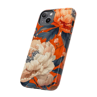 Floral Tough Case, Durable Floral Phone Case, Stylish Protection Case, Gift for Her, Spring Accessories, Mother’s Day Gift
