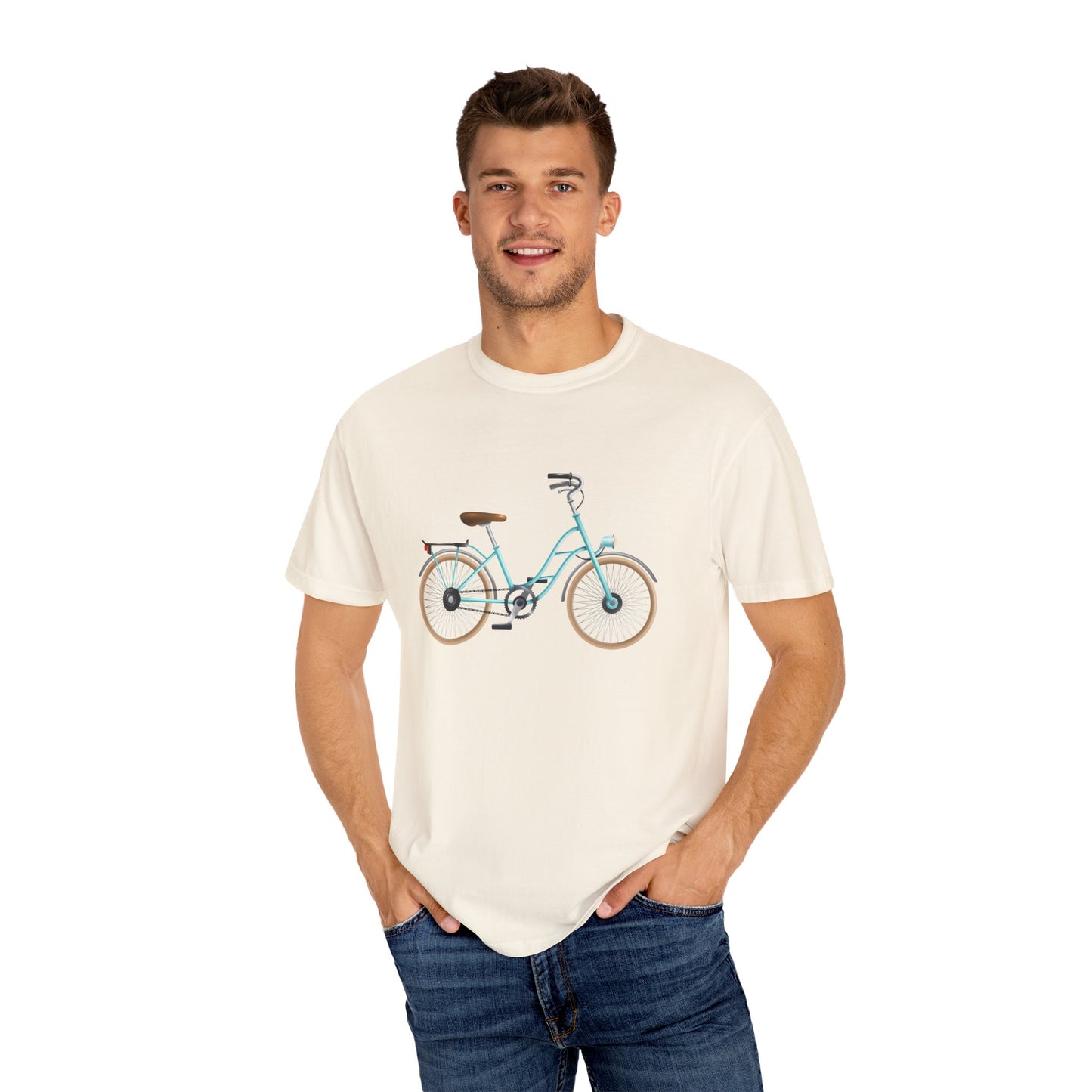 Unisex Garment-Dyed T-shirt - British Bicycle - Timeless Charm