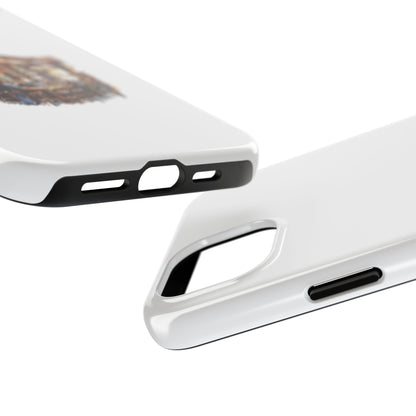 Vintage Pub Scene Tough Phone Case - Durable, Stylish Protection for Bar Lovers