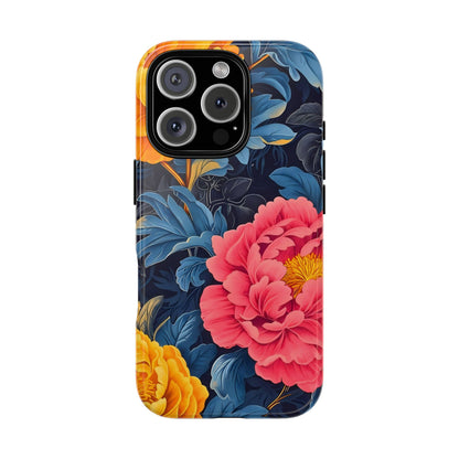 Floral Phone Case, Tough Cases, Stylish Mobile Cover, Gifts for Her, Phone Accessories, Unique Flower Design
