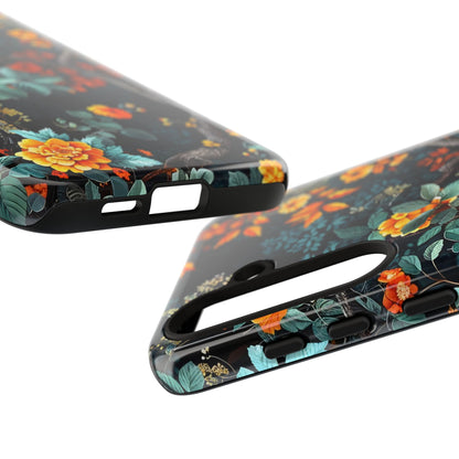 Floral Phone Case | Tough Cases, Protective Cover, Gift for Her, Autumn Vibes, Floral Phone Accessory, Unique Design