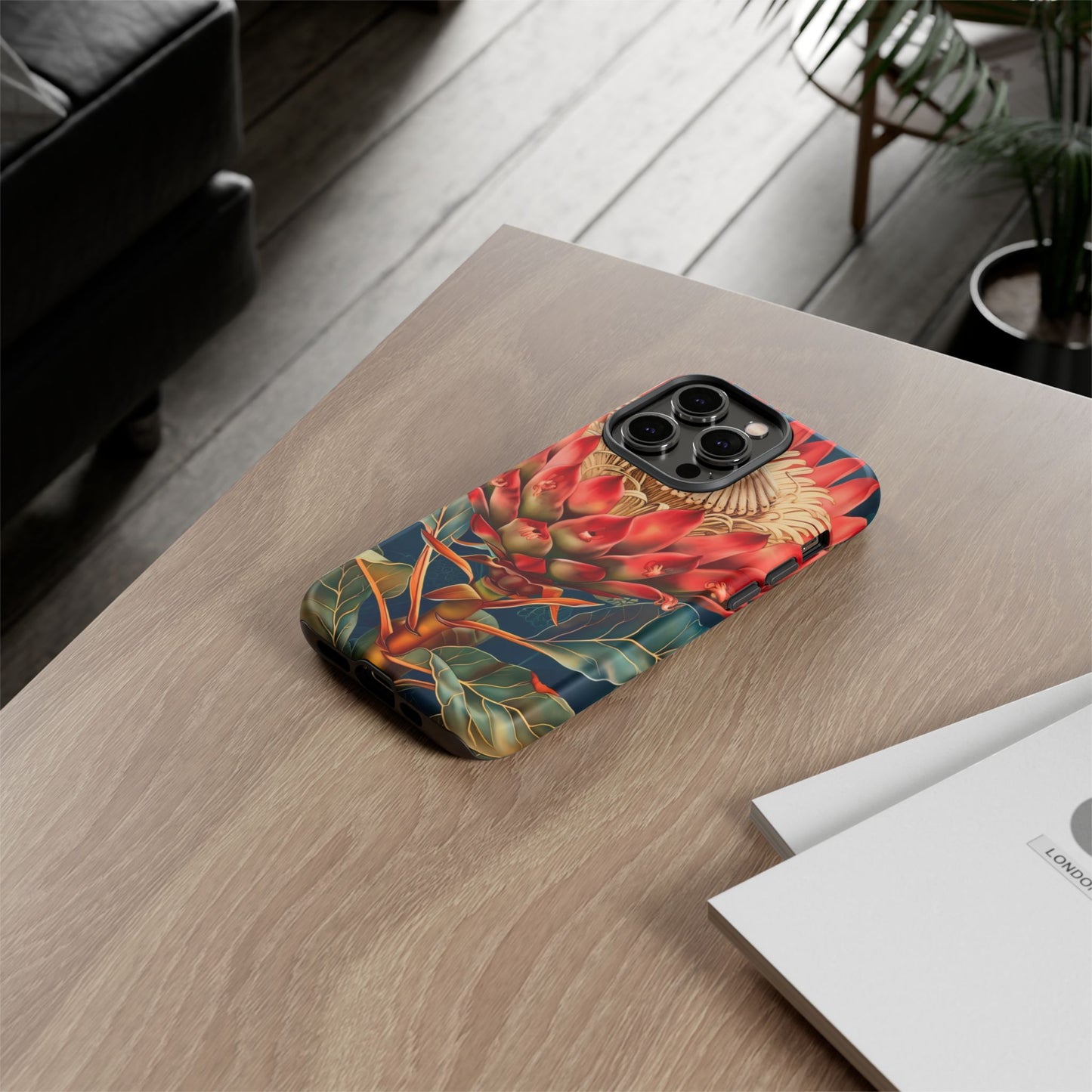 Tough Cases: Vibrant Floral Phone Case, Tough Phone Covers, Floral Art Cases, Nature Design Accessories, Gift for Nature Lovers