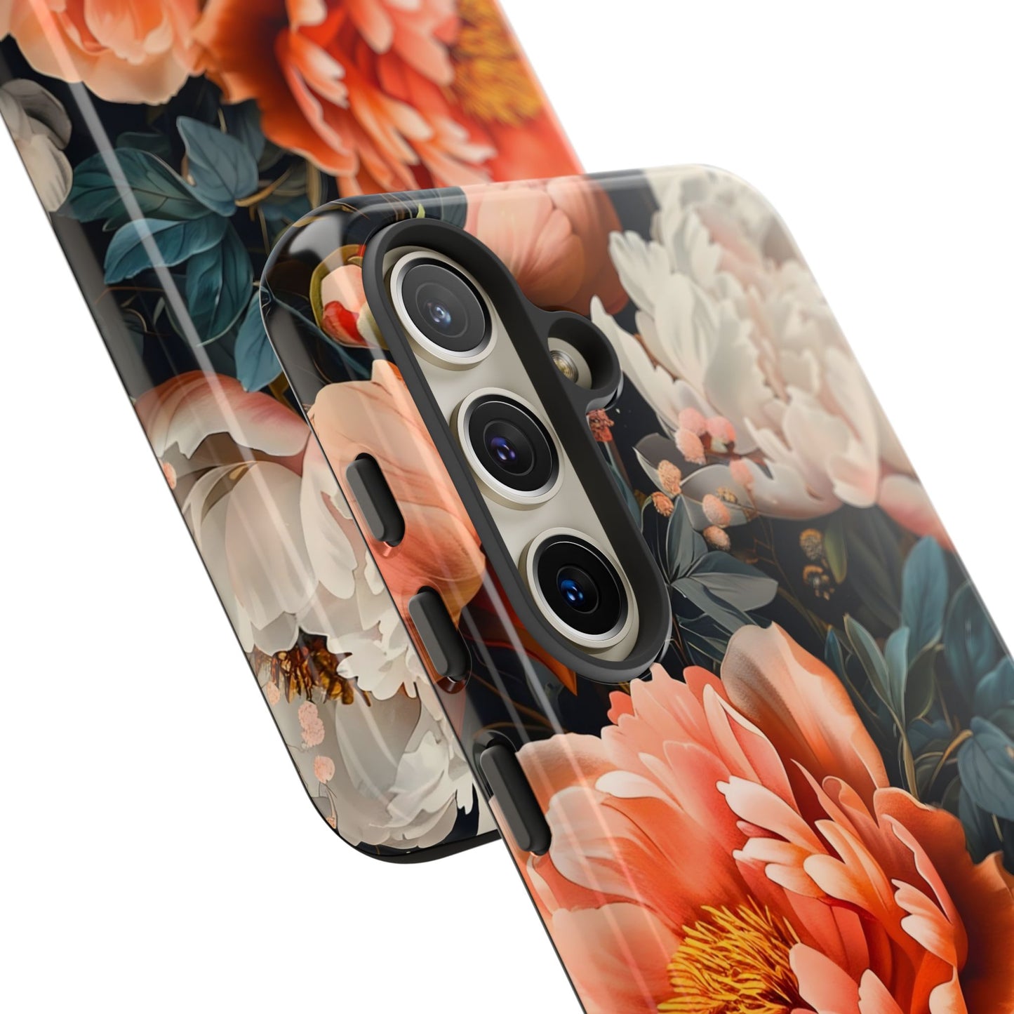Floral Phone Case - Tough Cases, Durable Cover, Flower Design, Unique Gift, Phone Accessories