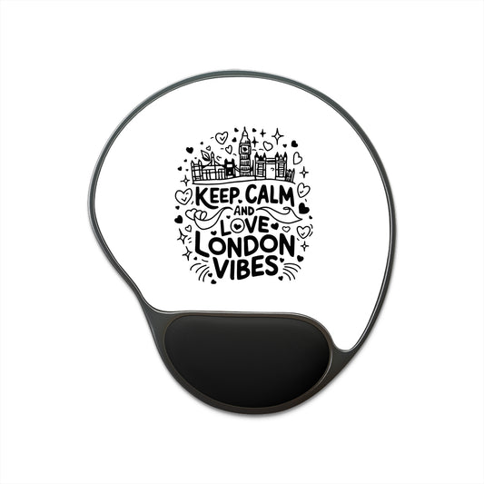 London Vibes Mouse Pad with Wrist Rest - Unique Desk Accessory, Gift for Students, Home Office Essentials, Cool Work from Home Decor, [...]