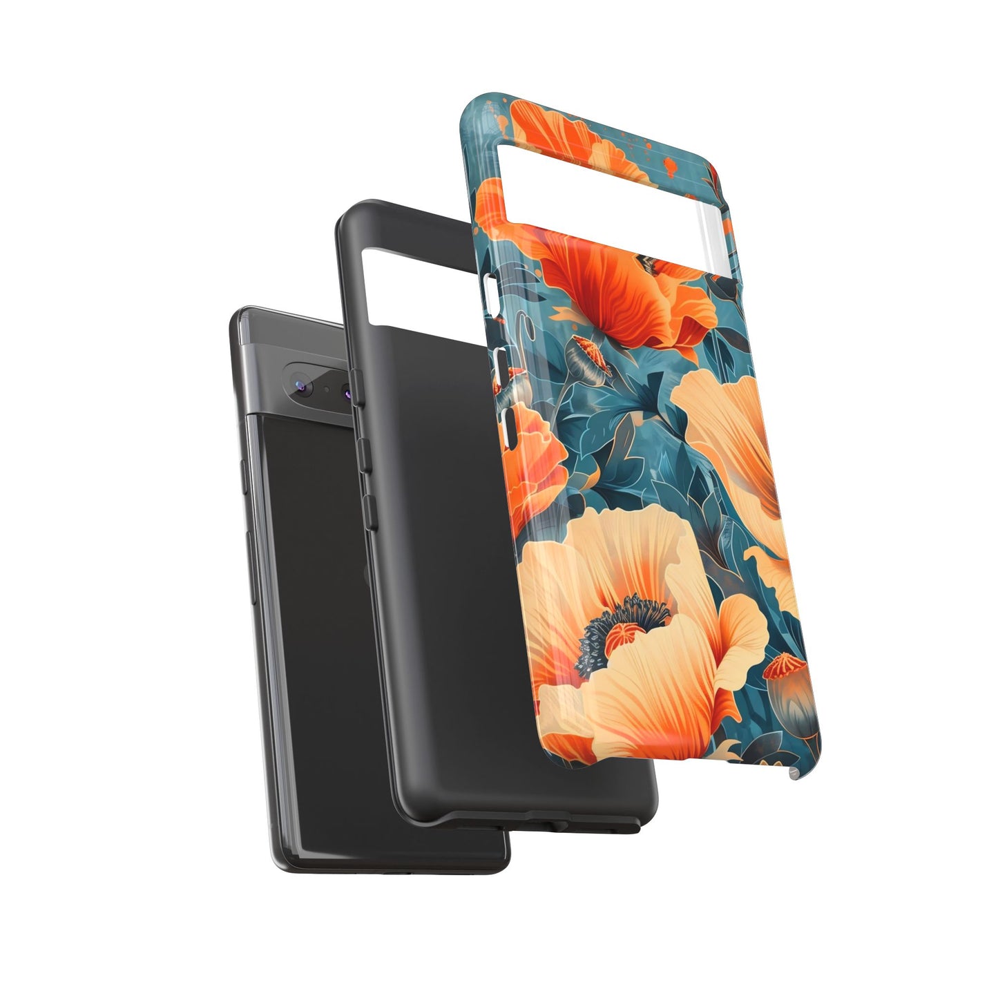 Floral Phone Case, Tough Cases for Protection and Style, Spring Aesthetic, Gift for Her, Phone Accessory for Nature Lovers