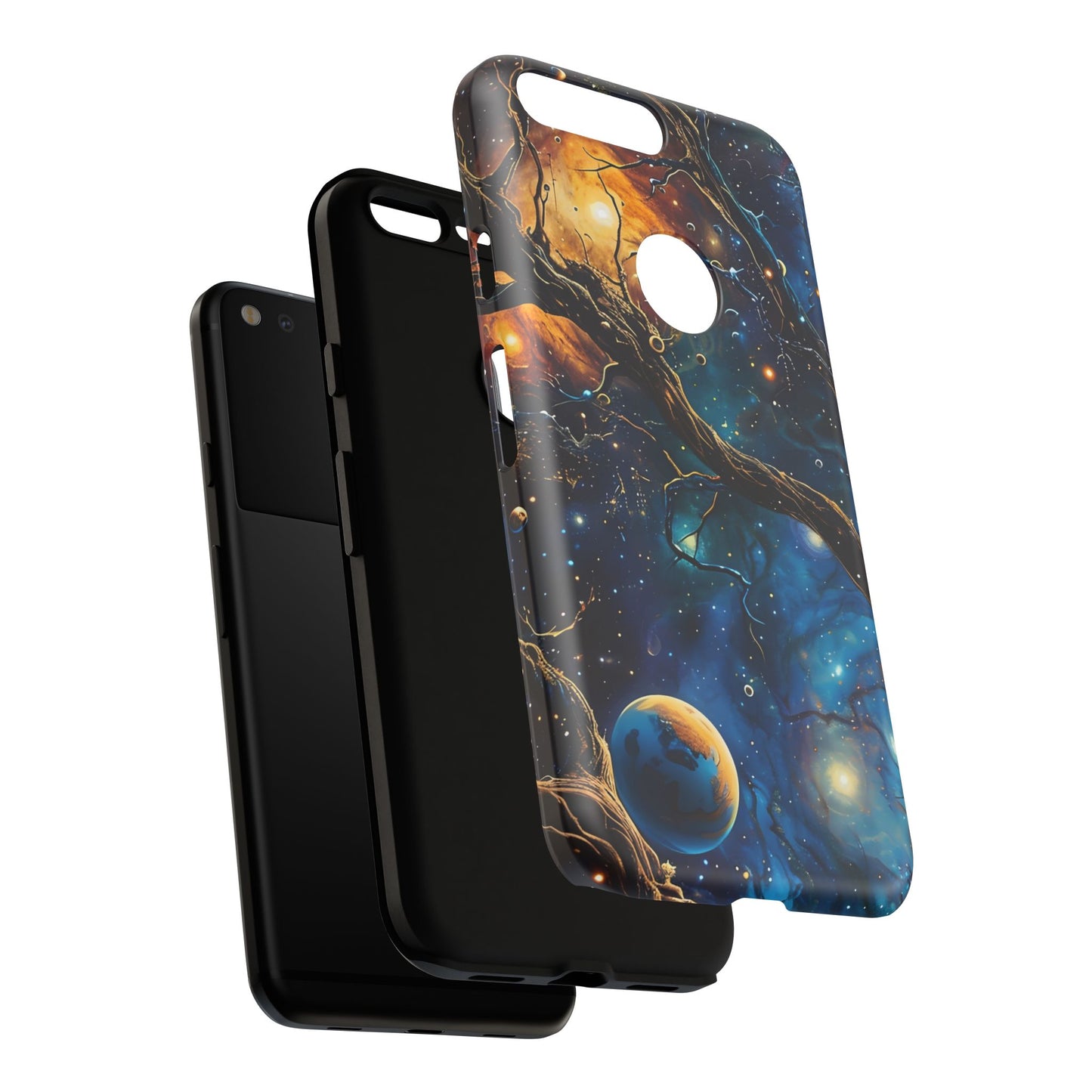 Galaxy-Themed Phone Case, Astronaut Gift, Space Lover Accessory, Unique Phone Cover, Cosmic Art Case