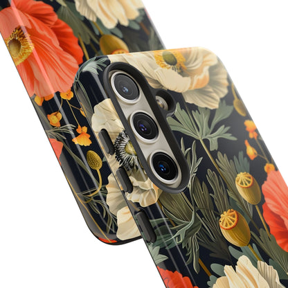 Floral Phone Case - Tough Cases with Vibrant Garden Design, Phone Accessory, Gift for Her, Spring Style, Nature Lover