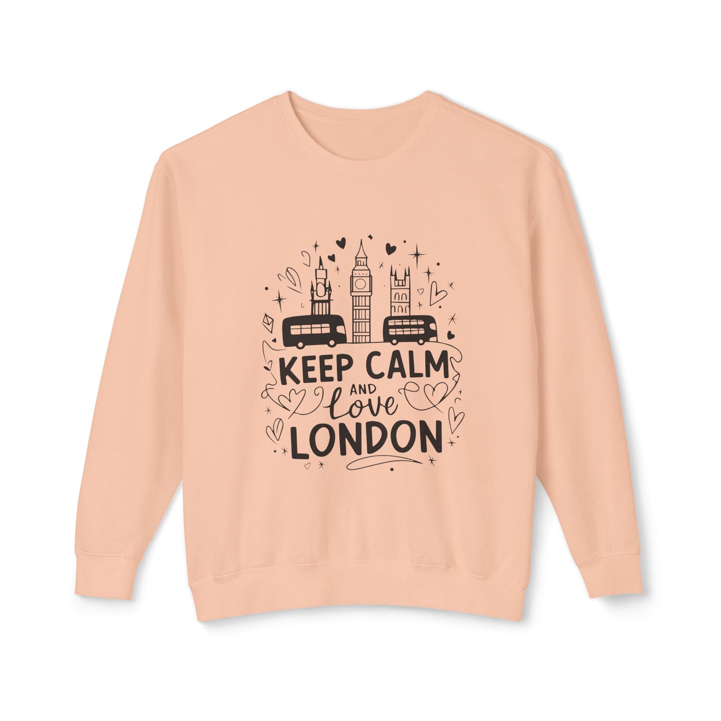 Unisex Lightweight Crewneck Sweatshirt - Love London