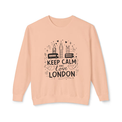 Unisex Lightweight Crewneck Sweatshirt - Love London