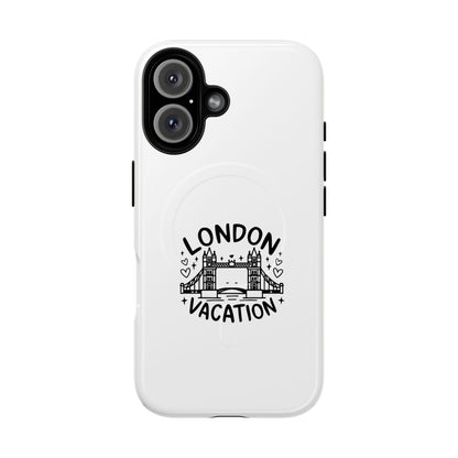 London Vacation Magnetic Case, Unique Phone Cover for Travelers, London Souvenir, Gift for Tourists, Stylish Phone Accessory