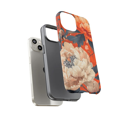 Floral Tough Case, Durable Floral Phone Case, Stylish Protection Case, Gift for Her, Spring Accessories, Mother’s Day Gift