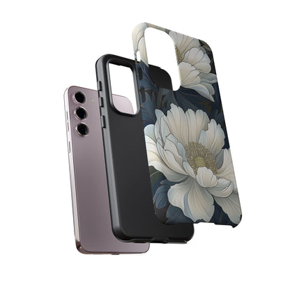 Elegant Floral Phone Case, Floral iPhone Cover, Flower Art Phone Case, Eco-Friendly Mobile Protection, Tough & Stylish Phone Case