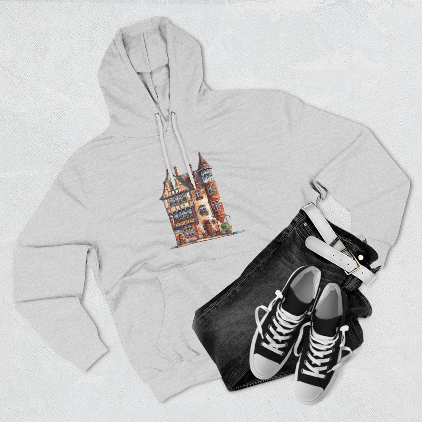 Three-Panel Fleece Hoodie - Charming & Cozy - Life in a British Village House
