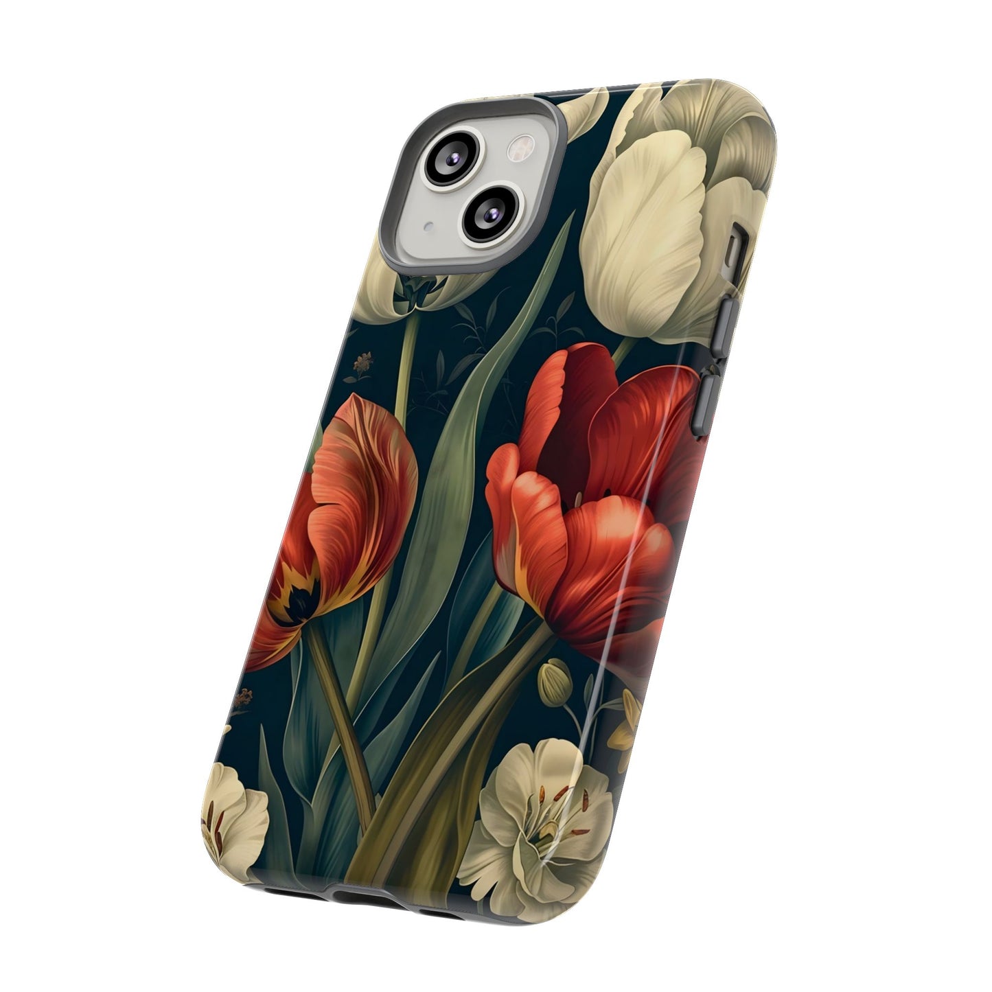 White Flower Tough Cases