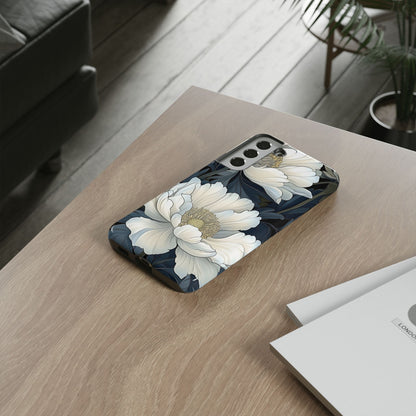 Elegant Floral Phone Case, Floral iPhone Cover, Flower Art Phone Case, Eco-Friendly Mobile Protection, Tough & Stylish Phone Case