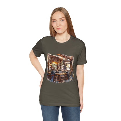 Unisex Jersey Short Sleeve Tee - Pints and Stories - Life at a British Pub