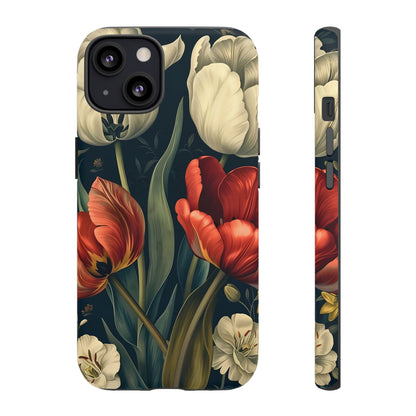 White Flower Tough Cases