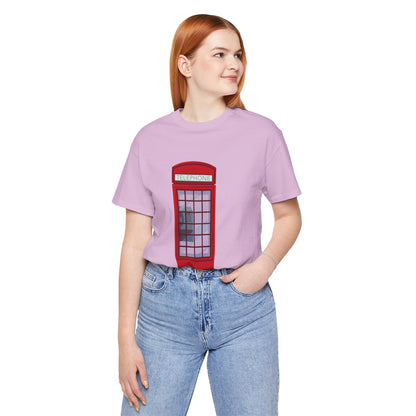 Unisex Jersey Short Sleeve Tee - British Public Telephone