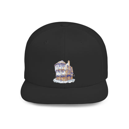 Stylish Flat Bill Snapback Hat, Trendy Cap for Graphic Lovers, Perfect for Festivals, Birthdays, and Everyday Wear