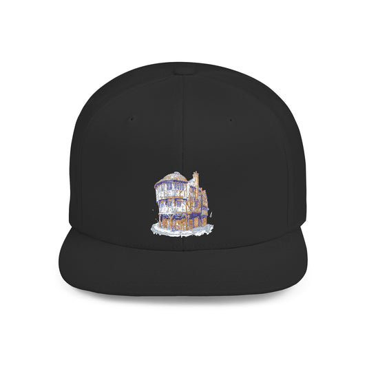 Stylish Flat Bill Snapback Hat, Trendy Cap for Graphic Lovers, Perfect for Festivals, Birthdays, and Everyday Wear